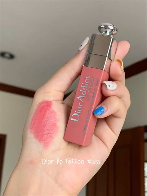 รีวิวสีใหม่ Dior addict lip tint tattoo  